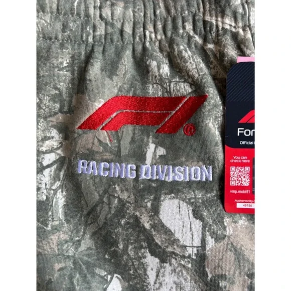 Formula 1 Racing Division Camo Sweatpants Womens XL Green F1 Hybrid Apparel NWT - Picture 4 of 7